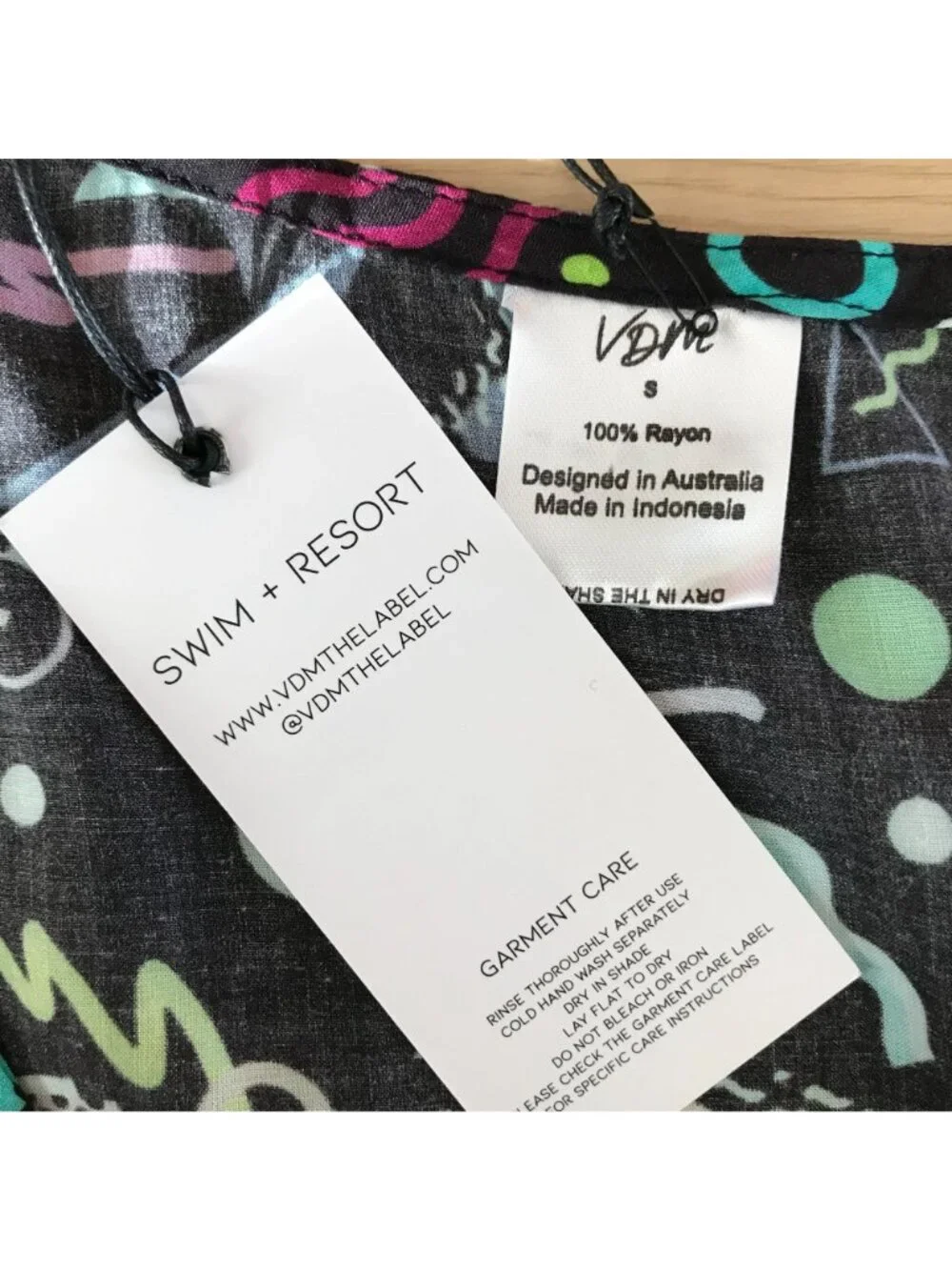 NWT Revolve VDM The Label Jemma‎ Tie Front Crop Top Festival Rave - Small
